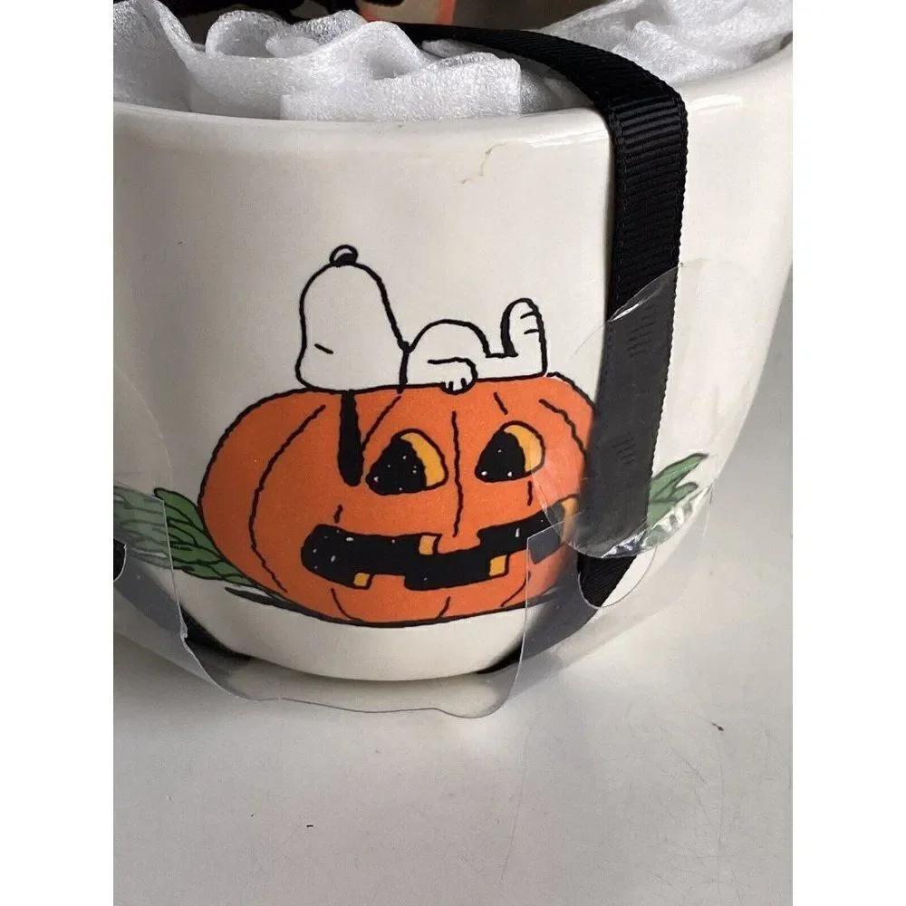 Rae Dunn Halloween Great Pumpkin Peanuts Snoopy Dry Measuring‎ Cups 2023 NEW